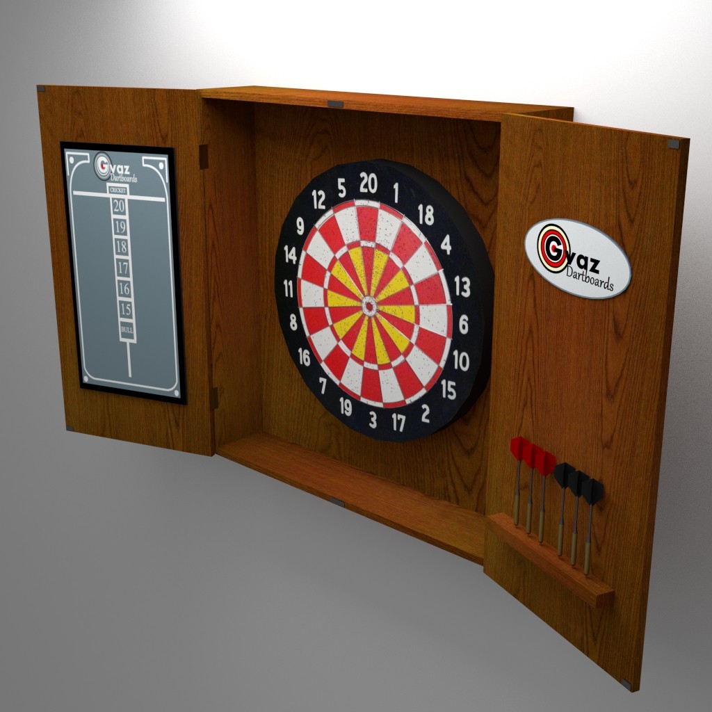 Dart Board with Case preview image 1